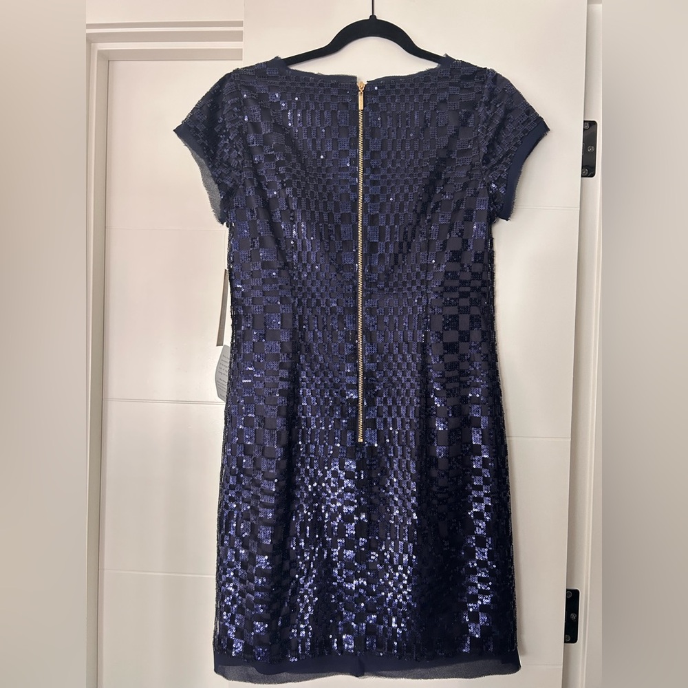 NwT Eliza J Bodycon Dress - Navy - Size 6 - Picture 5 of 7